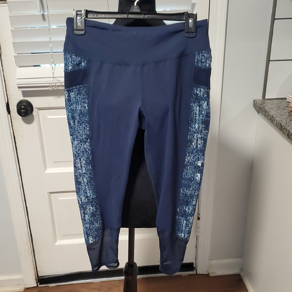Threads 4 Thought Navy Capri Leggings